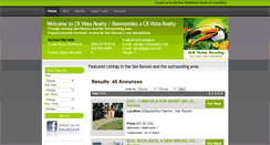 Desktop Screenshot of crvistarealty.com